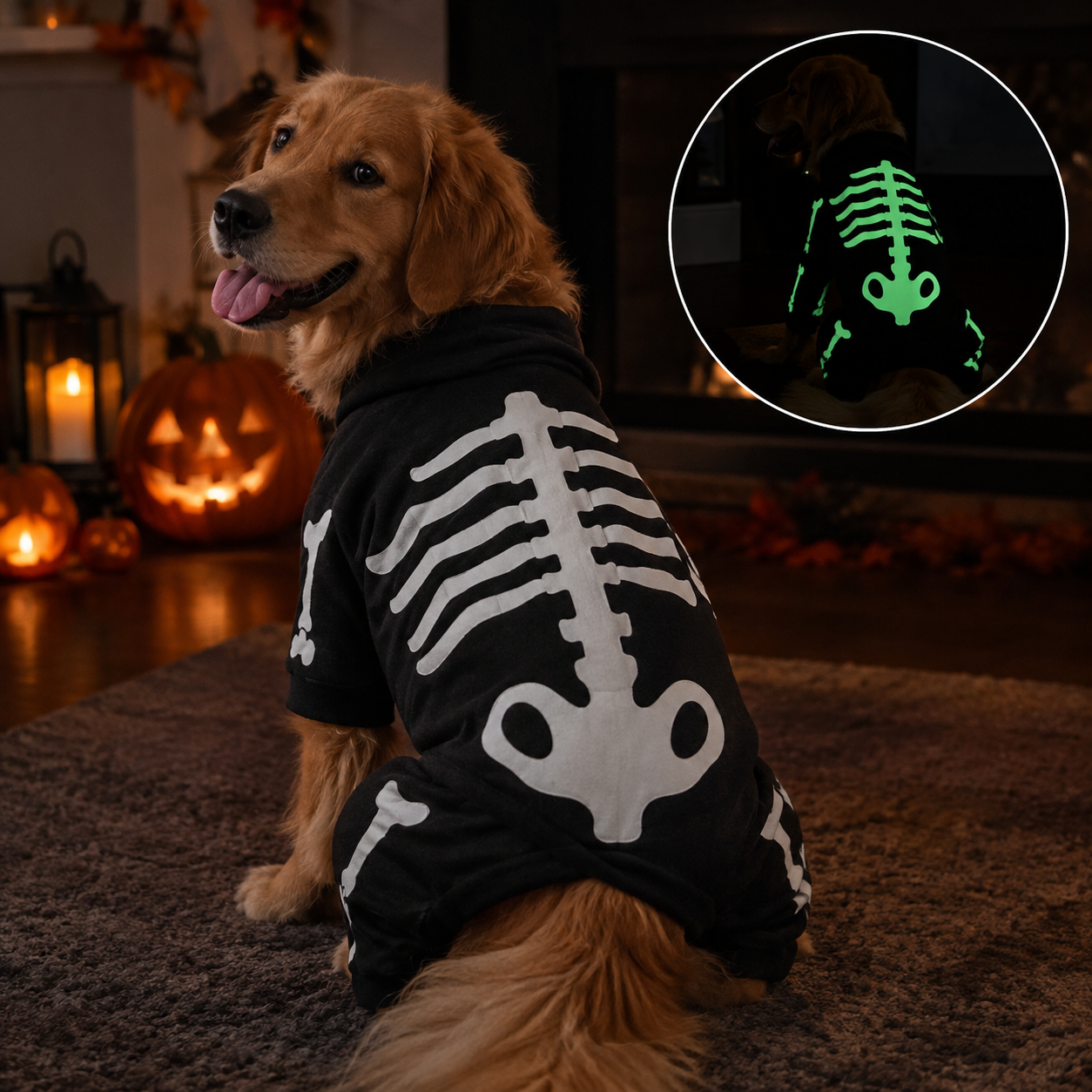 Glow Bones Costume