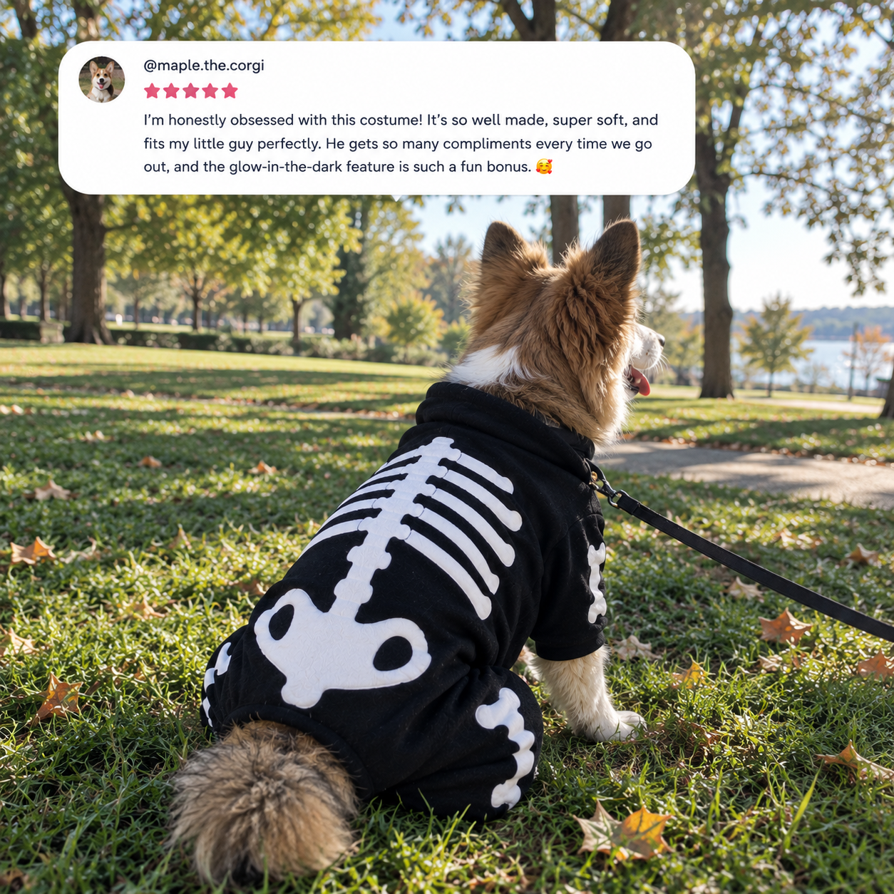 Glow Bones Costume